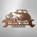 Custom Metal Wall Art - Personalized Garage Sign