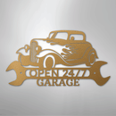 Custom Metal Wall Art - Personalized Garage Sign