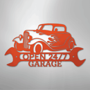Custom Metal Wall Art - Personalized Garage Sign