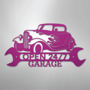 Custom Metal Wall Art - Personalized Garage Sign