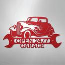 Custom Metal Wall Art - Personalized Garage Sign