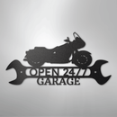 Custom Metal Wall Art - Personalized Cruiser Shop Name Sign