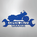 Custom Metal Wall Art - Personalized Cruiser Shop Name Sign