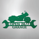 Custom Metal Wall Art - Personalized Cruiser Shop Name Sign