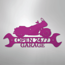 Custom Metal Wall Art - Personalized Cruiser Shop Name Sign