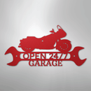 Custom Metal Wall Art - Personalized Cruiser Shop Name Sign