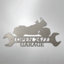 Custom Metal Wall Art - Personalized Cruiser Shop Name Sign