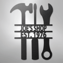 Custom Metal Wall Art - Personalized Mechanic Garage Workshop Sign