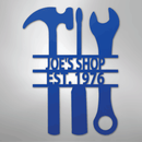 Custom Metal Wall Art - Personalized Mechanic Garage Workshop Sign
