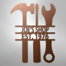 Custom Metal Wall Art - Personalized Mechanic Garage Workshop Sign