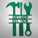 Custom Metal Wall Art - Personalized Mechanic Garage Workshop Sign