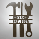 Custom Metal Wall Art - Personalized Mechanic Garage Workshop Sign