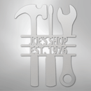 Custom Metal Wall Art - Personalized Mechanic Garage Workshop Sign