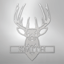 Custom Metal Wall Art - Personalized Buck Antler Sign
