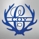Custom Metal Wall Art - Personalized Deer Antler Monogram Sign