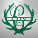 Custom Metal Wall Art - Personalized Deer Antler Monogram Sign