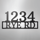 Custom Metal Wall Art - Personalized Home Address Sign