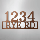 Custom Metal Wall Art - Personalized Home Address Sign