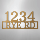 Custom Metal Wall Art - Personalized Home Address Sign