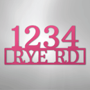 Custom Metal Wall Art - Personalized Home Address Sign