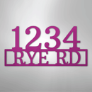 Custom Metal Wall Art - Personalized Home Address Sign