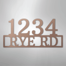 Custom Metal Wall Art - Personalized Home Address Sign