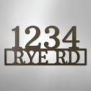 Custom Metal Wall Art - Personalized Home Address Sign