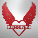 Custom Metal Wall Art - Angel Wing Remembrance Sign