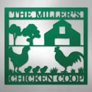 Custom Metal Wall Art - Homestead Chicken Coop Sign