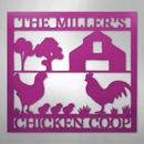 Custom Metal Wall Art - Homestead Chicken Coop Sign