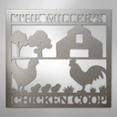 Custom Metal Wall Art - Homestead Chicken Coop Sign