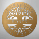Custom Metal Wall Art - Personalized Tree of Life Sign