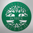 Custom Metal Wall Art - Personalized Tree of Life Sign