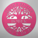 Custom Metal Wall Art - Personalized Tree of Life Sign
