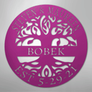 Custom Metal Wall Art - Personalized Tree of Life Sign