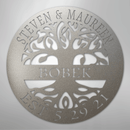 Custom Metal Wall Art - Personalized Tree of Life Sign