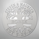 Custom Metal Wall Art - Personalized Tree of Life Sign