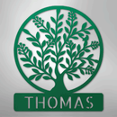 Custom Metal Wall Art - Personalized Tree of Life Name Monogram Sign