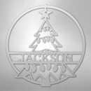 Custom Metal Wall Art - Personalized Christmas Tree Monogram Sign