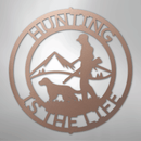 Custom Metal Wall Art - Personalized Deer Hunter Monogram Sign
