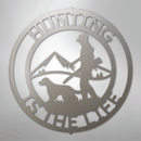 Custom Metal Wall Art - Personalized Deer Hunter Monogram Sign