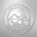 Custom Metal Wall Art - Personalized Deer Hunter Monogram Sign