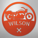 Custom Metal Wall Art - Personalized Biker Monogram Sign