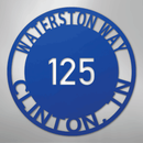 Custom Metal Sign - Personalized Circle Address Plaque