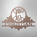 Custom Metal Wall Art - Personalized Winter Sign