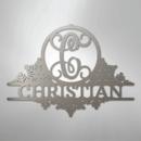 Custom Metal Wall Art - Personalized Winter Sign