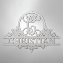 Custom Metal Wall Art - Personalized Winter Sign