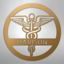 Custom Metal Wall Art - Personalized Registered Nurse Sign