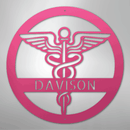 Custom Metal Wall Art - Personalized Registered Nurse Sign