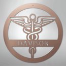Custom Metal Wall Art - Personalized Registered Nurse Sign
